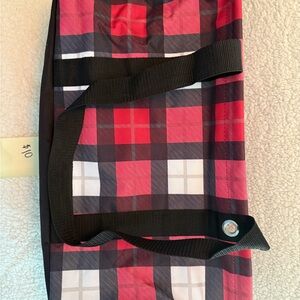 Thirty-One Red and Black Checkered Tote